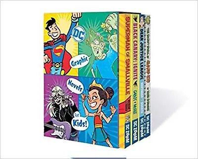Buy DC Graphic Novels For Kids Box Set 1 [Paperback] Various • 22.63£