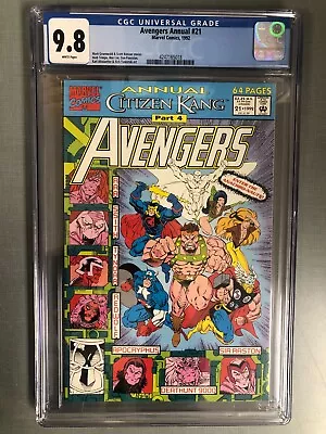 Buy Avengers Annual #21 CGC 9.8 1st Appearance Victor Timely (Kang) Part 4 424716508 • 56.87£