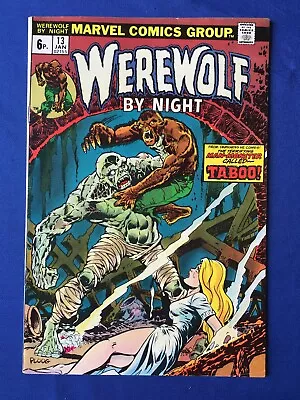 Buy Werewolf By Night #13 FN+ (6.5) MARVEL ( Vol 1 1974) 1st App Topaz (2) • 32£