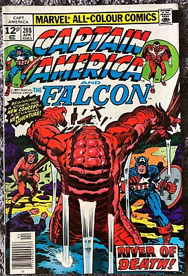 Buy Captain America & The Falcon #208 Fn/vf (7.0) Marvel 1977 - Free Uk Postage • 9£