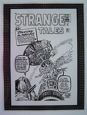 Buy Production Art STRANGE TALES #101 Cover, JACK KIRBY Art, Human Torch • 162.84£