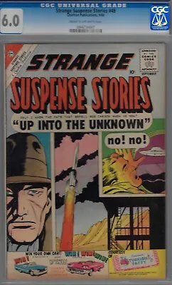 Buy Strange Suspense Stories #49-CGC 6.0 FINE 1960 CHARLTON STEVE DTKO CVR & ART • 111.28£