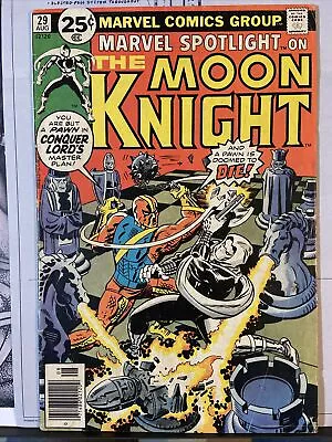 Buy Marvel Spotlight #29 On The Moon Knight (1976) 2nd Solo Moon Knight Story • 8£