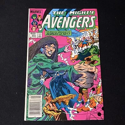 Buy Marvel Comics The Mighty AVENGERS #241 1983 VG The Magical Menace Morgan Le Fey • 15.81£