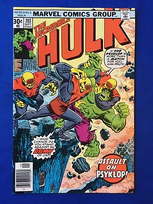 Buy Incredible Hulk #203 VFN+ (8.5) MARVEL ( Vol 1 1976) (C) • 16£