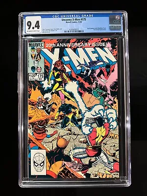 Buy Uncanny X-Men #175 CGC 9.4 (1983) - 20th Anniversary - Scott Summers Weds Pryor • 47.46£