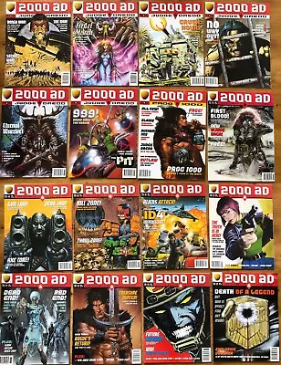 Buy 2000AD Comic Bundle - 16 Progs From Prog 994 To Prog 1009 - Very Good Condition • 10£