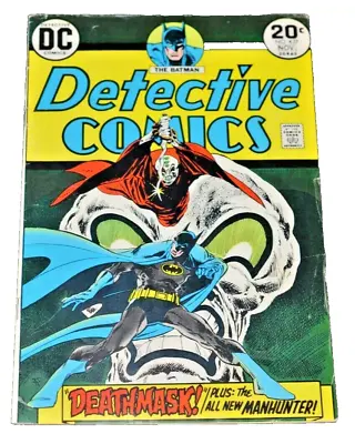 Buy Detective Comics #437 - Dc Comics 10-11/73 - Deathmask! Vg • 12.61£