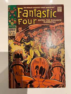 Buy Marvel Comics. Fantastic Four. # 81. 1968. Crystal Joins • 15£