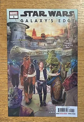 Buy Star Wars Galaxy's Edge #1 May 2019 1st Print Marvel Comic Book • 35£