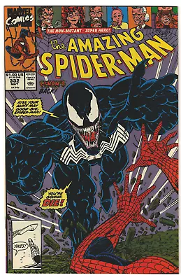 Buy Amazing Spider-Man #332 90 First Time Venom Is Shown W/Tongue & Drool, KEY! NM • 10.24£