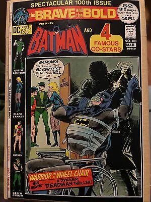 Buy Brave And The Bold #100 DC 1955 Series Batman 1972 March • 39.58£