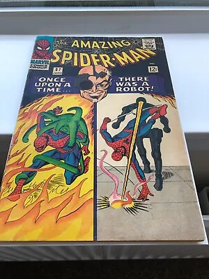 Buy Amazing Spiderman 37 (1966) 1st App Of Norman Osborn, Cents. Steve Ditko Art • 49.99£