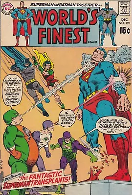 Buy World's Finest Comics #190:  DC Comics (1968) FN  6.0 • 7.12£