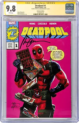 Buy Marvel Deadpool #1 GalaxyCon Edition CGC SS 9.8 NM/Mint Signed Albuquerque • 100.27£