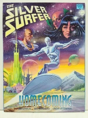 Buy Silver Surfer Homecoming | Marvel Graphic Novel | Jim Starlin | 1st Print 1991 • 34.99£