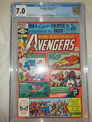 Buy Avengers Annual 10 🔥  Cgc 7 🔑 1st Appearance Of Rogue & Madelyn Prior.  • 99£