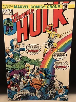 Buy Incredible Hulk #190 Comic Marvel Comics Bronze Age • 15.06£