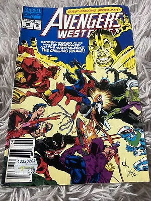 Buy West Coast Avengers #86 Vol 1 Marvel Comic Spiderman September 1992 • 3.50£