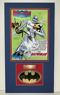 Buy BATMAN Seal Signed By BOB KANE & SHELDON MOLDOFF, COA, Detective Comics #233 • 260.26£