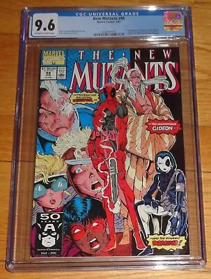 Buy New Mutants #98 First Deadpool App Key Issue Cgc 9.6  Domino Gideon  Awesome • 522.41£