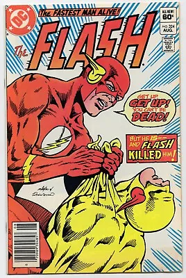 Buy Flash #324 DC Comics Newsstand (1983) - Death Of Professor Zoom • 20.77£