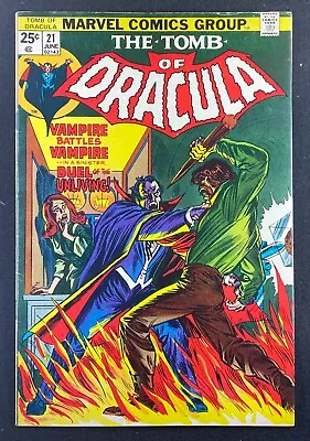 Buy Tomb Of Dracula (1972) #21 FN+ (6.5) John Romita Gene Colan Blade Appearance • 32.12£