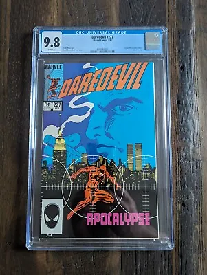 Buy Daredevil # 227, CGC 9.8, Born Again Storyline MCU, Marvel 1986, White Pages  • 196.68£