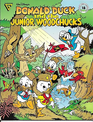 Buy Walt Disney's DONALD DUCK & The JUNIOR WOODCHUCKS #18 (Sep 1989) GLADSTONE ALBUM • 8.50£