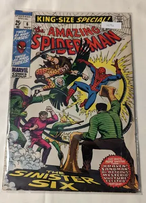 Buy The Amazing Spider-Man, #6. King-Sized Special! Marvel Comics! Sinister Six! • 237.18£