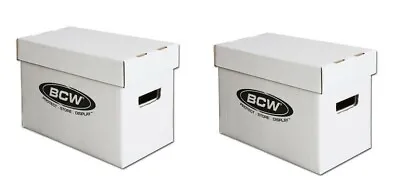 Buy 2X BCW Short Comic Book Storage Boxes • 25.81£