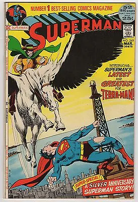 Buy Superman #249 March 1972 VF 8.0 DC Comics 1st Terra Man • 36.88£