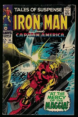 Buy Marvel Comics Tales Of Suspense 99 Iron Man Captain America Avengers  FN- 5.5  • 31.99£