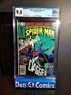 Buy Spectacular Spider-Man 64 (03/82) CGC 9.0 1st Appearance Of Cloak & Dagger • 78.85£