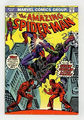 Buy Amazing Spider-Man #136 VG- 3.5 1974 1st App. Harry Osborn As Green Goblin • 34.84£