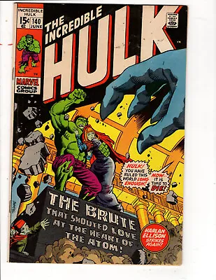 Buy Incredible Hulk #140 - 1st Appearance Of Jarella (1971) Marvel • 27.50£