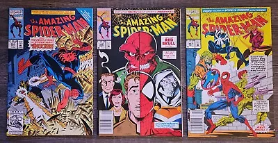 Buy Amazing Spider-Man #364 366 367 Newsstand - Bagley Art - Key 1st Apps Set Lot • 11.82£