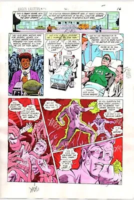 Buy Original 1984 Green Lantern 176 Color Guide Art Page 16: Dave Gibbons,DC Comics • 30.15£