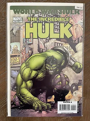 Buy World War Hulk The Incredible Hulk #110 Marvel Comic Book High Grade 9.6 Ts9-126 • 7.89£