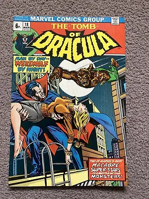 Buy Tomb Of Dracula #18 March 1974  1st Battle Of Dracula Vs Werewolf By Night • 40£