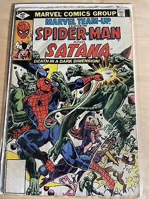 Buy Marvel Team-up #81 Featuring Spider-man & Santana Death Of Satana Marvel 1979 • 4.96£