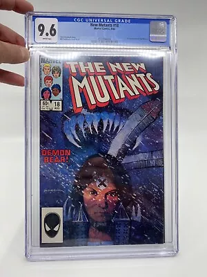 Buy New Mutants #18 CGC 9.6 - White Pages - 1st App. Of New Warlock 1984 Marvel • 46.52£