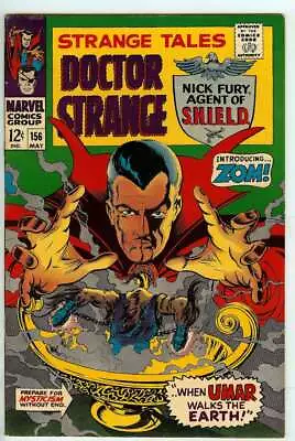 Buy Strange Tales #156 7.0 // 1st Appearance Of Zom Marvel Comics 1967 • 43.17£