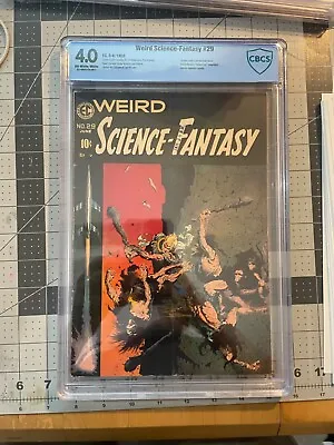 Buy Weird Science-Fantasy #29 1954 CBCS 4.0 Frazetta Cover • 1,160.65£