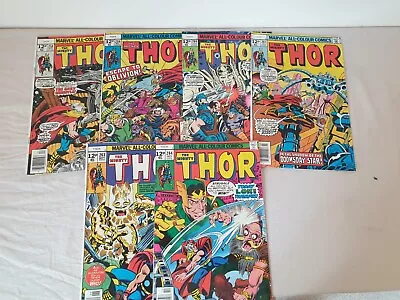 Buy The Mighty THOR UK Issues 258-261, 263, 264 (6 In Total) • 39£