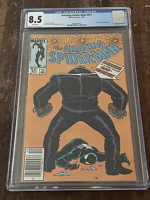Buy Amazing Spider-Man #271 12/85 CGC 8.5 WHITE Pages • 39.53£