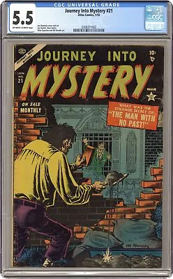 Buy Journey Into Mystery #21 CGC 5.5 1955 0308371002 • 413.89£