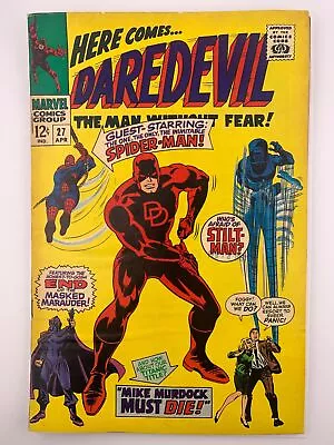 Buy Daredevil #27 Spider-Man X-Over - Fine+ 6.5 • 34.89£