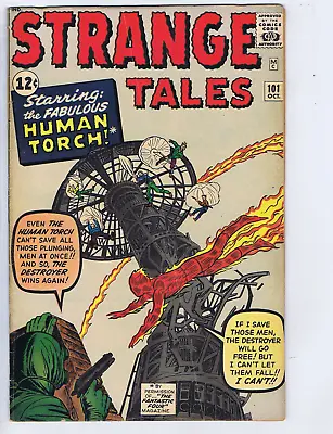 Buy Strange Tales #101 Marvel 1962 Starring The Fabulous Human Torch ! • 239.86£