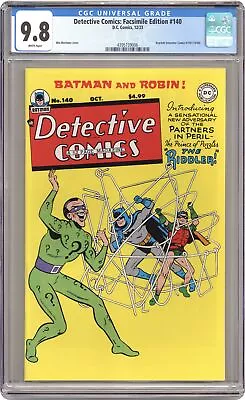 Buy Detective Comics Facsimile Edition #140A CGC 9.8 2023 4395739006 • 52.75£